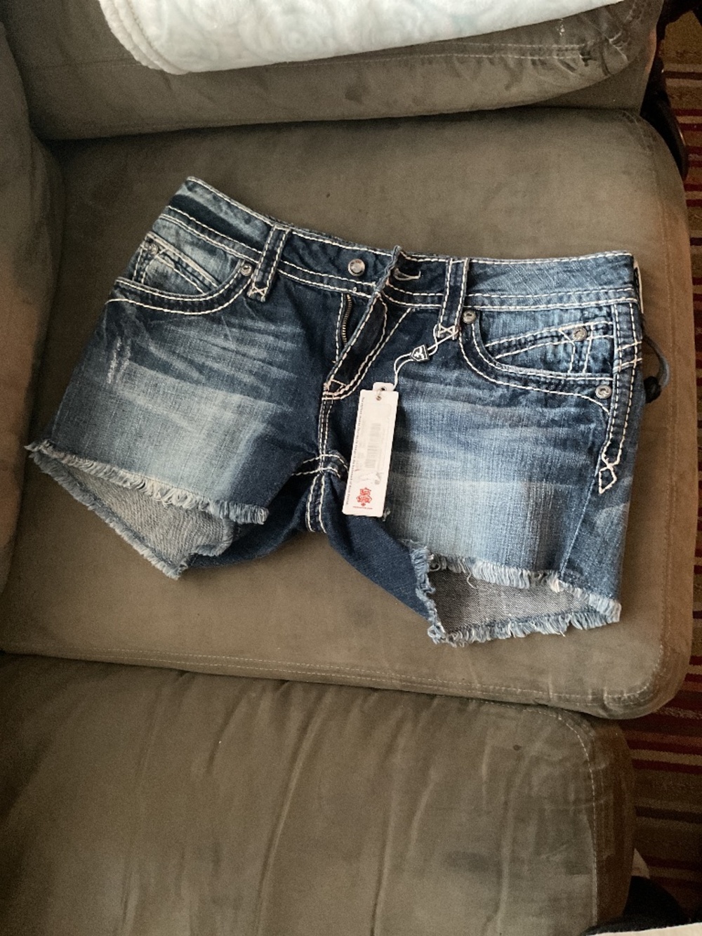 Rock Revival Rhinestone denim shorts size 31 nwt